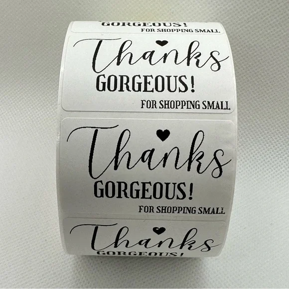 Thanks stickers  2" Stickers labels (100 roll ) NWT​​ - Picture 4 of 12